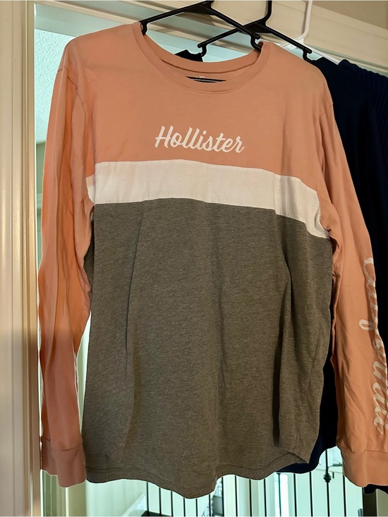 Hollister Tops - Lot of 3: 2 Hollister Long Sleeve Shirts & Boutique brand Large Navy Sweater|LG